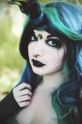 Size: 1360x2048 | Tagged: safe, artist:mercurymessenger, queen chrysalis, human, g4, cosplay, irl, irl human, photo