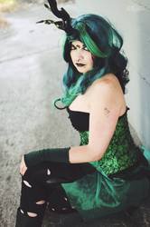 Size: 1360x2048 | Tagged: safe, artist:mercurymessenger, queen chrysalis, human, g4, cosplay, irl, irl human, photo