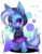 Size: 2304x2949 | Tagged: safe, artist:jggjqm522, trixie, pony, unicorn, g4, bipedal, clothes, female, high res, hoodie, mare, skirt, solo