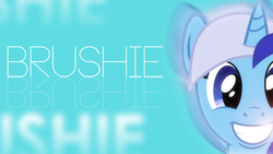 Size: 1920x1080 | Tagged: safe, artist:x3demonomega, minuette, pony, unicorn, g4, brushie, lens flare, looking at you, smiling, vector, wallpaper