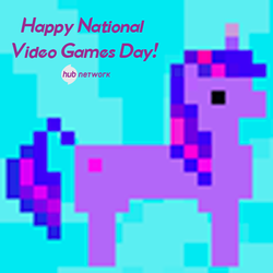 Size: 549x548 | Tagged: safe, twilight sparkle, g4, official, 8-bit, hub logo, the hub