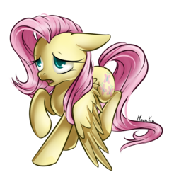 Size: 884x900 | Tagged: safe, artist:moenkin, fluttershy, g4, female, simple background, solo, transparent background
