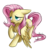 Size: 884x900 | Tagged: safe, artist:moenkin, fluttershy, g4, female, simple background, solo, transparent background