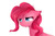 Size: 600x400 | Tagged: safe, artist:cas-kun, pinkie pie, g4, female, floppy ears, heart eyes, sad, simple background, solo