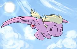 Size: 2500x1608 | Tagged: safe, artist:drawponies, oc, oc only, oc:summer sky, pegasus, pony, solo