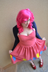 Size: 3072x4608 | Tagged: safe, artist:perilous-pillow, pinkie pie, human, g4, cosplay, irl, irl human, photo