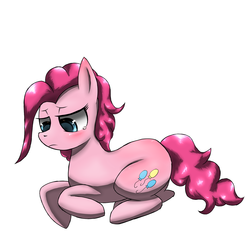 Size: 4000x4000 | Tagged: safe, artist:coma392, pinkie pie, g4, female, pixiv, sad, solo