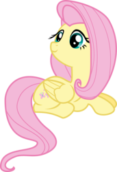 Size: 1600x2339 | Tagged: safe, artist:mr-blitz, fluttershy, g4, female, simple background, solo, transparent background, vector