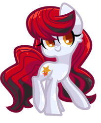 Size: 797x968 | Tagged: safe, artist:looji, oc, oc only, oc:scarlet melody, earth pony, pony, female, mare, solo