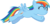 Size: 12349x6000 | Tagged: safe, artist:imageconstructor, rainbow dash, g4, absurd resolution, jumping, possible filly, simple background, small wings, transparent background, vector