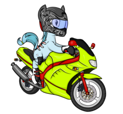 Size: 2206x2047 | Tagged: safe, artist:prrwio, oc, oc only, high res, motorcycle, solo