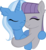 Size: 748x810 | Tagged: safe, artist:lionsca, maud pie, trixie, g4, female, hug, lesbian, ship:mauxie, shipping