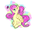 Size: 1400x1244 | Tagged: safe, artist:yooyfull, fluttershy, butterfly, g4, alternate hairstyle, ear fluff, female, sitting, solo