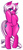 Size: 750x1662 | Tagged: safe, artist:rainbowsaliva, oc, oc only, pony, bipedal, both cutie marks, cute, cute little fangs, eyebrows, featureless crotch, female, freckles, heart, heart eyes, licking, mare, solo, underass, wide hips, wingding eyes