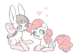 Size: 700x521 | Tagged: safe, artist:nitronic, pinkie pie, oc, g4, big ears, clothes, socks