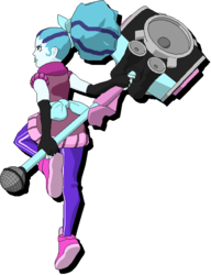 Size: 517x674 | Tagged: safe, sonata dusk, equestria girls, g4, my little pony equestria girls: rainbow rocks, crossover, female, lethal league, palette swap, solo, sonata (lethal league)