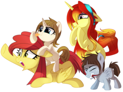 Size: 1130x849 | Tagged: safe, artist:pepooni, oc, oc only, oc:fireheart, oc:peppy pines