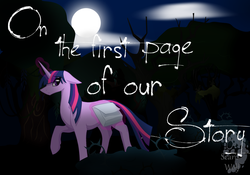 Size: 2452x1716 | Tagged: safe, artist:scariswolf, twilight sparkle, fanfic:past sins, g4, female, solo