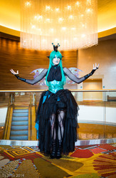 Size: 587x900 | Tagged: safe, artist:amazonmandy, queen chrysalis, human, g4, cosplay, irl, irl human, photo