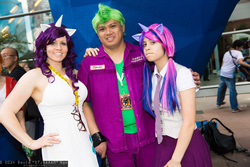 Size: 2048x1365 | Tagged: safe, rarity, spike, twilight sparkle, human, g4, cosplay, irl, irl human, photo