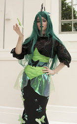 Size: 500x800 | Tagged: safe, artist:flying-fox, artist:frauleinninja, queen chrysalis, human, g4, cosplay, irl, irl human, photo