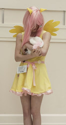 Size: 426x800 | Tagged: safe, fluttershy, human, g4, cosplay, irl, irl human, photo
