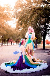 Size: 2219x3314 | Tagged: safe, artist:flying-fox, artist:koi-ishly, rainbow dash, human, g4, cosplay, high res, irl, irl human, photo