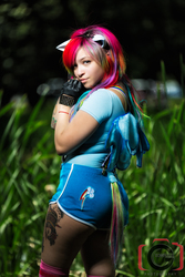 Size: 667x1000 | Tagged: safe, rainbow dash, human, g4, cosplay, irl, irl human, photo