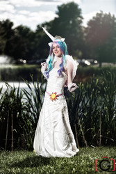 Size: 683x1024 | Tagged: safe, princess celestia, human, g4, cosplay, irl, irl human, photo