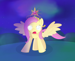 Size: 2464x2016 | Tagged: safe, artist:etlstary, fluttershy, g4, alternate universe, big crown thingy, female, high res, solo