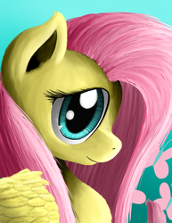 Size: 2550x3300 | Tagged: safe, artist:niegelvonwolf, fluttershy, g4, female, high res, portrait, solo