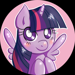 Size: 1024x1023 | Tagged: safe, artist:inumocchi, twilight sparkle, alicorn, pony, g4, female, mare, solo, twilight sparkle (alicorn)