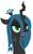 Size: 589x960 | Tagged: source needed, safe, artist:pink rose, queen chrysalis, changeling, changeling queen, g4, female, solo