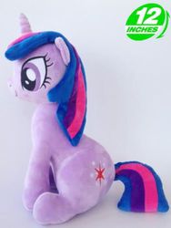 Size: 375x500 | Tagged: safe, artist:onlyfactory, twilight sparkle, g4, bootleg, irl, photo, plushie, solo
