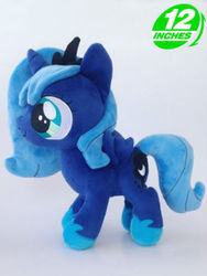 Size: 375x500 | Tagged: safe, artist:onlyfactory, princess luna, g4, bootleg, female, filly, irl, photo, plushie, solo, woona