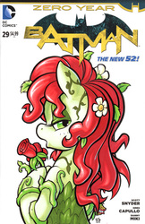 Size: 394x607 | Tagged: safe, artist:retrostarling, batman, comic cover, cover, dc comics, new 52, poison ivy, ponified