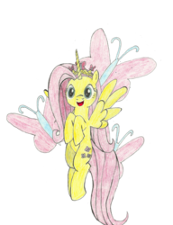 Size: 783x1019 | Tagged: safe, artist:charizard-power, fluttershy, alicorn, pony, g4, alicornified, fluttercorn, race swap