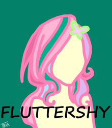 Size: 900x1024 | Tagged: safe, artist:tori, fluttershy, human, g4, female, humanized, no face, rainbow power, simple background, solo