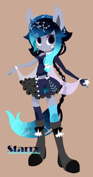 Size: 395x750 | Tagged: safe, artist:snow angel, oc, oc only, oc:starry, equestria girls, g4, equestria girls-ified, solo