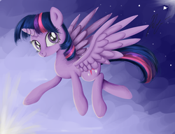 Size: 1300x1000 | Tagged: safe, artist:wourdeluck, twilight sparkle, alicorn, pony, g4, female, mare, solo, twilight sparkle (alicorn)