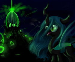 Size: 1500x1250 | Tagged: safe, artist:wourdeluck, queen chrysalis, changeling, changeling queen, g4, female