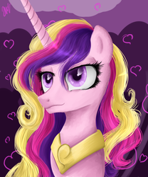 Size: 1000x1200 | Tagged: safe, artist:wourdeluck, princess cadance, g4, female, portrait, solo