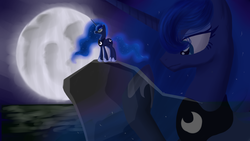 Size: 1920x1080 | Tagged: safe, artist:wourdeluck, princess luna, g4, moon