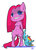 Size: 574x806 | Tagged: safe, artist:g, pinkie pie, rainbow dash, pony, anthro, g4, barbie doll anatomy, bipedal, breasts, doll, featureless breasts, female, insanity, pinkamena diane pie, pixiv, sharp teeth