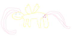 Size: 1209x595 | Tagged: safe, fluttershy, g4, 1000 hours in ms paint, ms paint, mutated