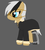 Size: 850x940 | Tagged: safe, artist:strange_mark, pony, amputee, bikko, eyepatch, ponified, prosthetics