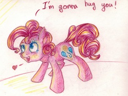 Size: 1062x794 | Tagged: safe, artist:theorderofalisikus, pinkie pie, g4, female, solo, traditional art