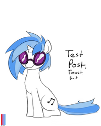 Size: 800x1000 | Tagged: safe, artist:valcron, dj pon-3, vinyl scratch, ask dj pon3, g4, ask, female, solo, tumblr