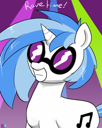 Size: 800x1000 | Tagged: dead source, safe, artist:valcron, dj pon-3, vinyl scratch, ask dj pon3, g4, ask, female, solo, tumblr