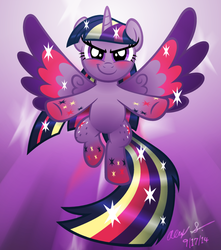 Size: 973x1103 | Tagged: safe, artist:aleximusprime, part of a set, twilight sparkle, alicorn, pony, g4, female, mare, rainbow power, solo, twilight sparkle (alicorn)